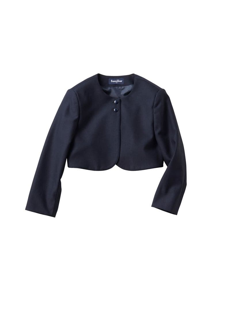 【美品】ファミリア　お受験アンサンブルセット　ワンピース&ボレロ