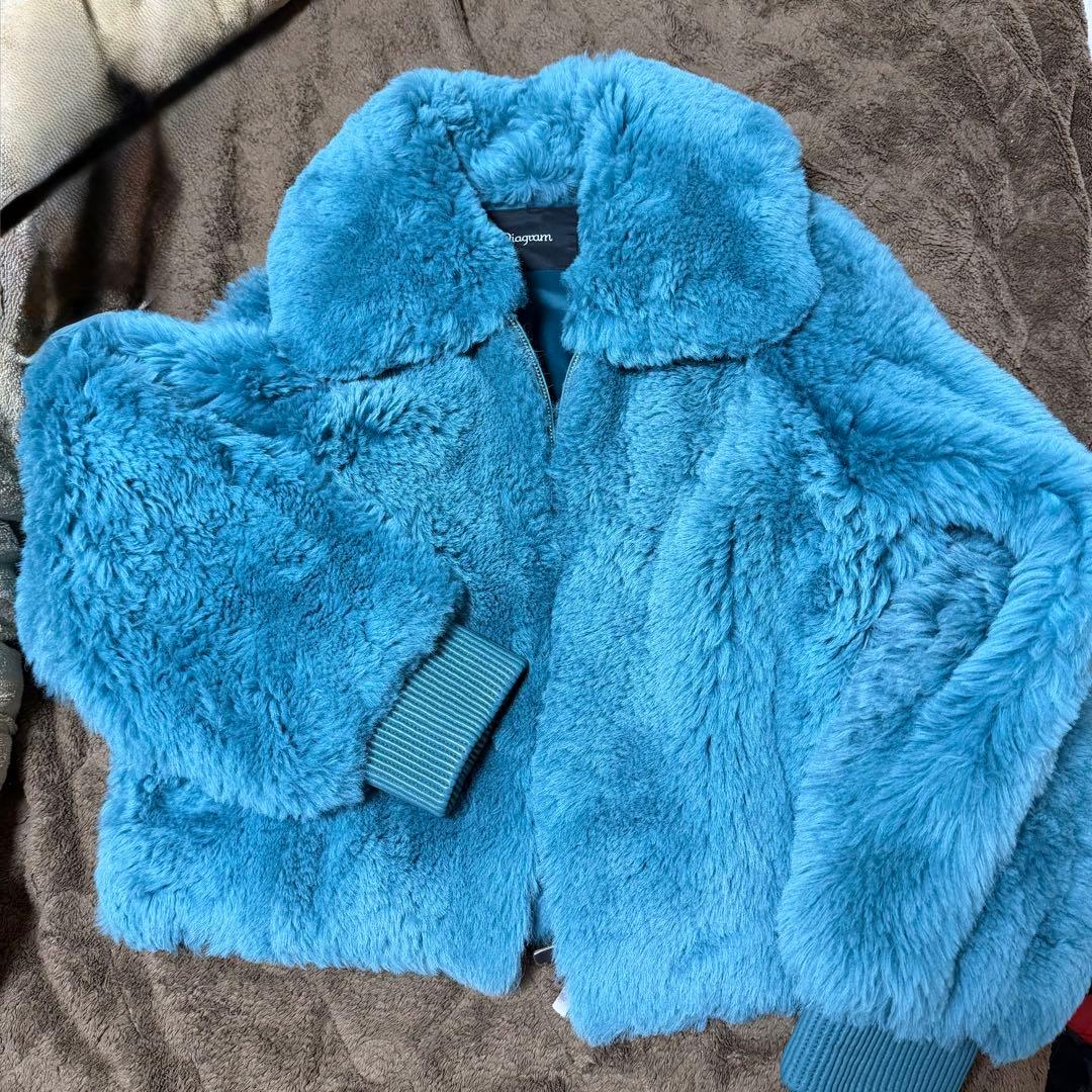 未使用級！定14万グレースファーボンバージャケット　ダイアグラム　グレースクラス