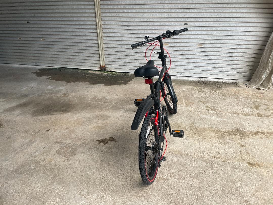 アルミ製　折たたみ自転車　6段変速　 Angriff BA-100-BRD　美品