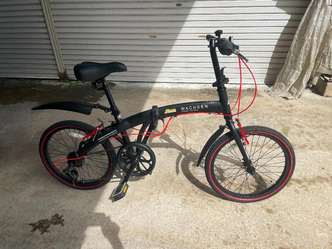 アルミ製　折たたみ自転車　6段変速　 Angriff BA-100-BRD　美品