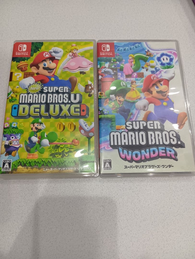 Switchスーパーマリオブラザーズワンダ＆デラックス2セット動作確認済み