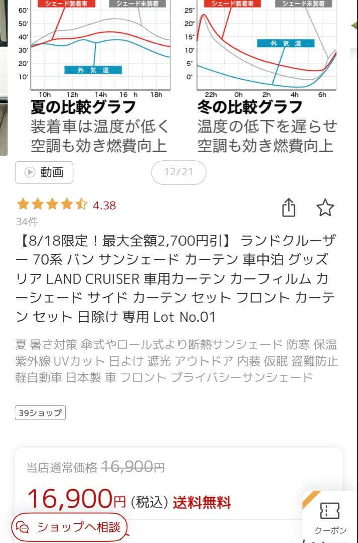 【Reey】トヨタ　ランドクルーザー 70系 サンシェード