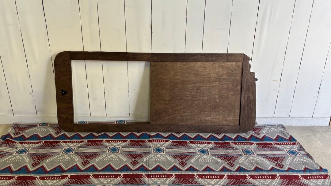 ハイエース 200系 スーパーGL 窓埋めパネル 開閉式 断熱 左右セット 木目