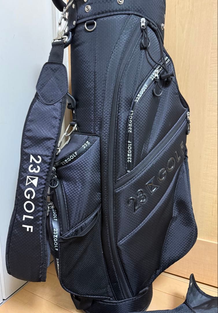 完売★23区★キャディバッグ★ゴルフ★ゴルフバッグ★レア★23区GOLF★黒
