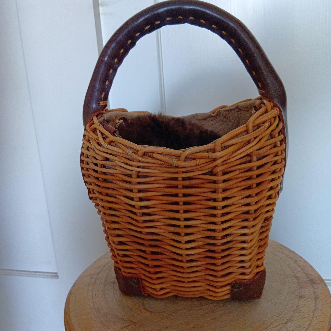 Xmas価格　エバゴス　eb.a.gos 　ブライドルレザーシリーズ　かご