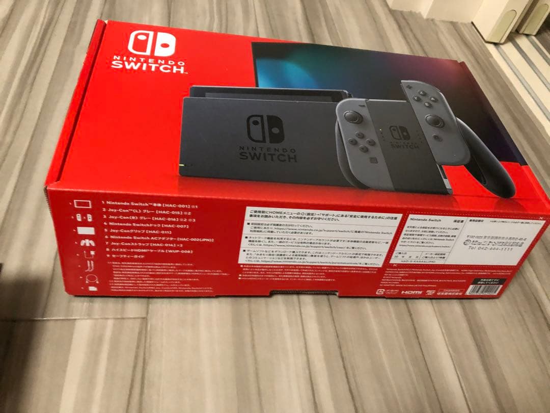 Nintendo Switch 本体＋元箱＋コントローラー付き（ケーブル含む）