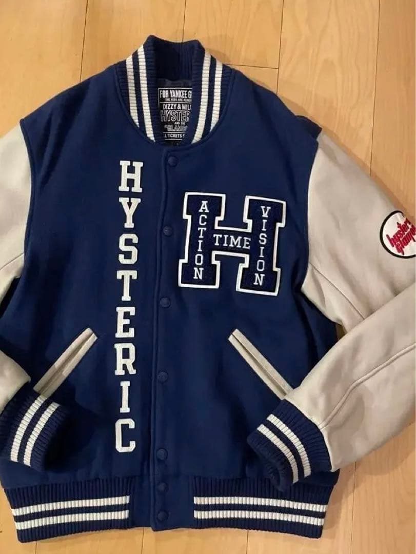 HYSTERIC GLAMOUR No see evil スタジャン Lサイズ