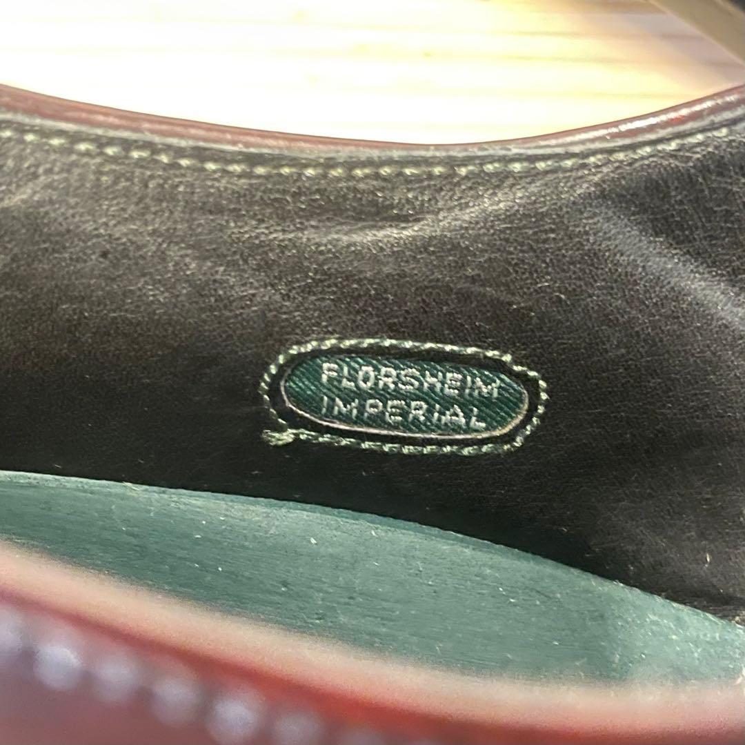 極美品）USA製 FLORSHEIM フローシャイム キャップトゥ ビンテージ