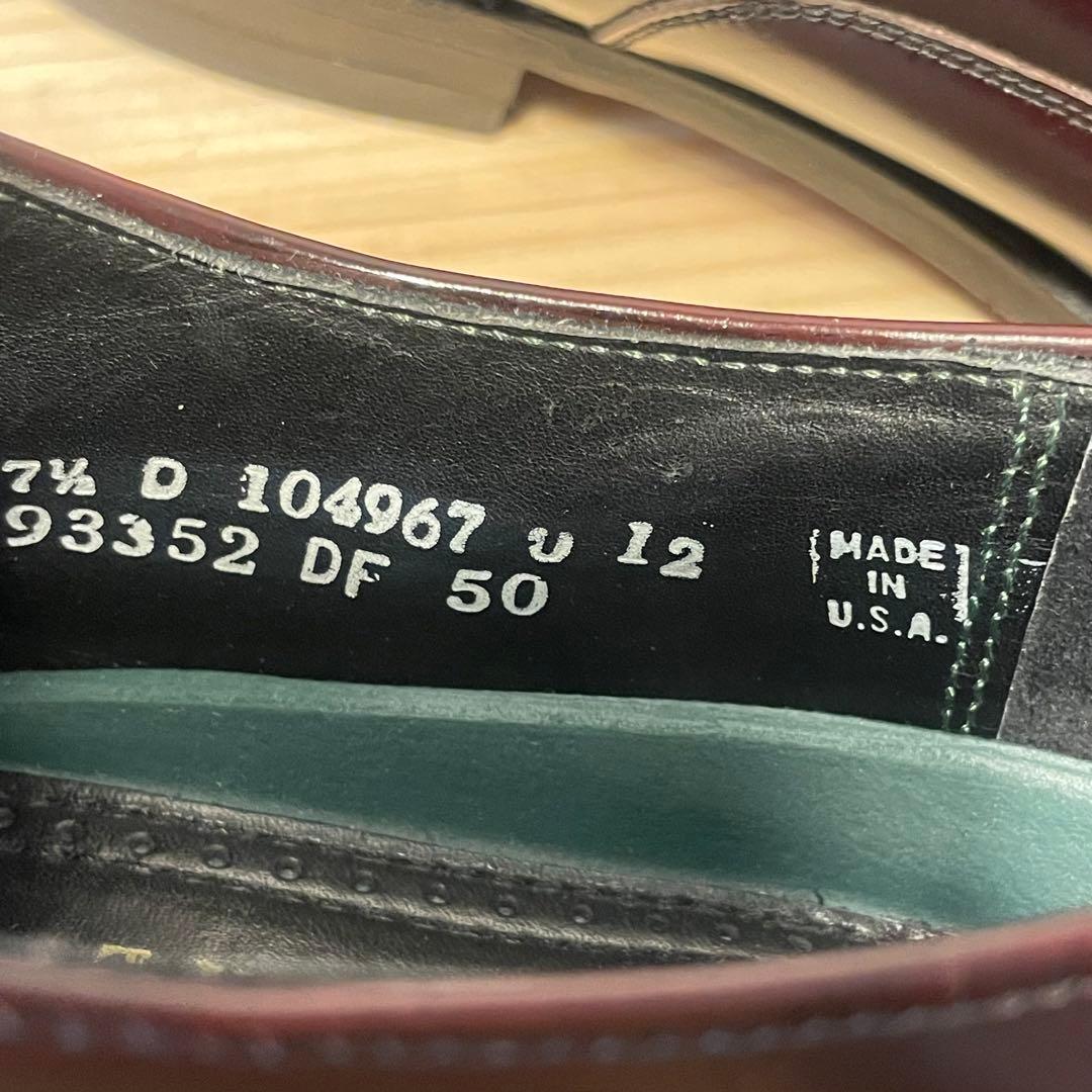 極美品）USA製 FLORSHEIM フローシャイム キャップトゥ ビンテージ