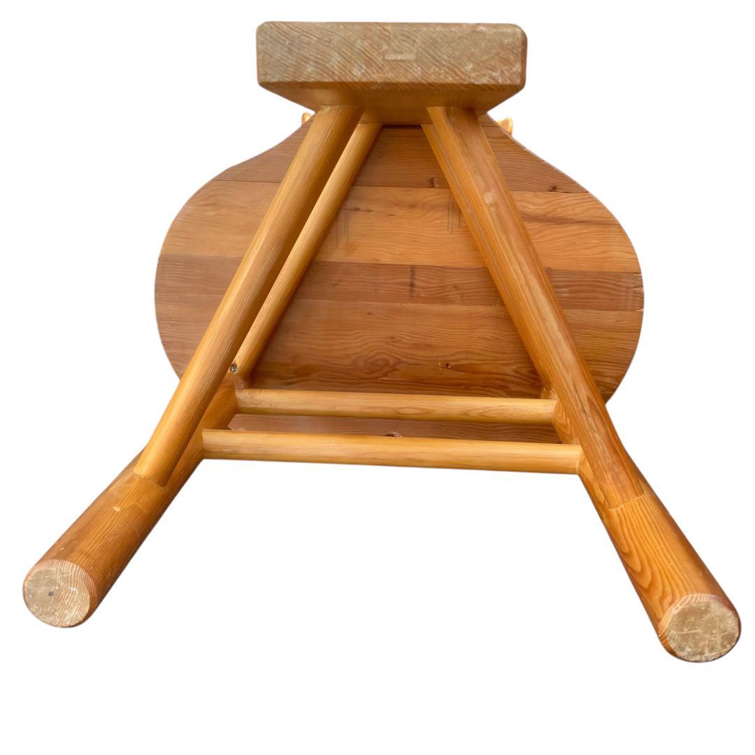 希少　レトロ　無垢材　ヴィンテージ　カフェ　店舗什器　ハイバックチェア　ユニーク