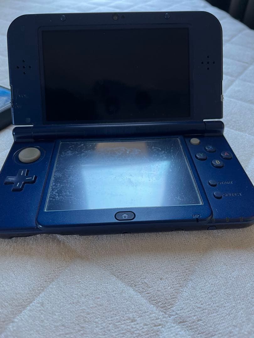 new Nintendo 3DS LL ブルー ソフト付き