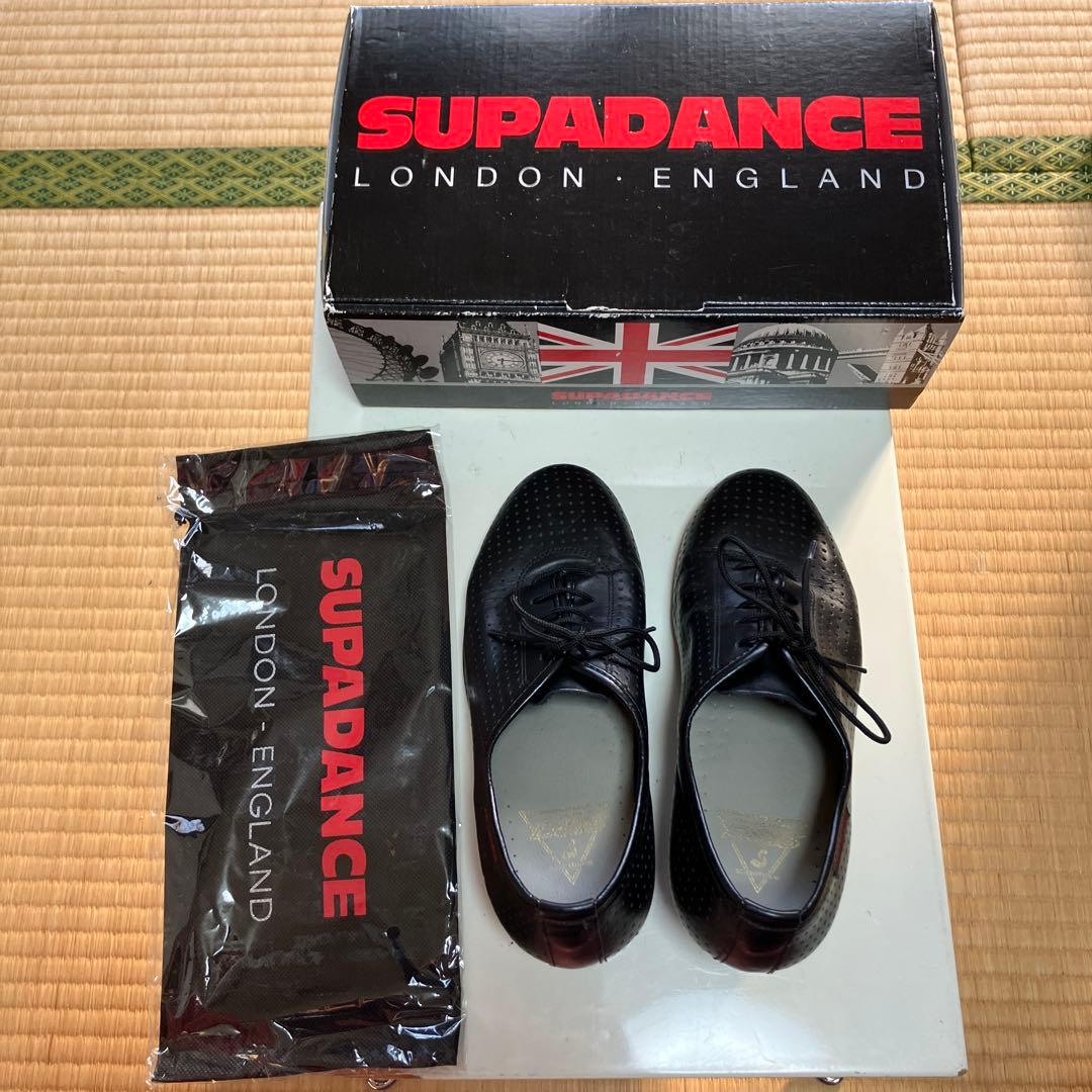SUPADANCE LONDON ENGLAND 社交ダンスシューズ ブラック