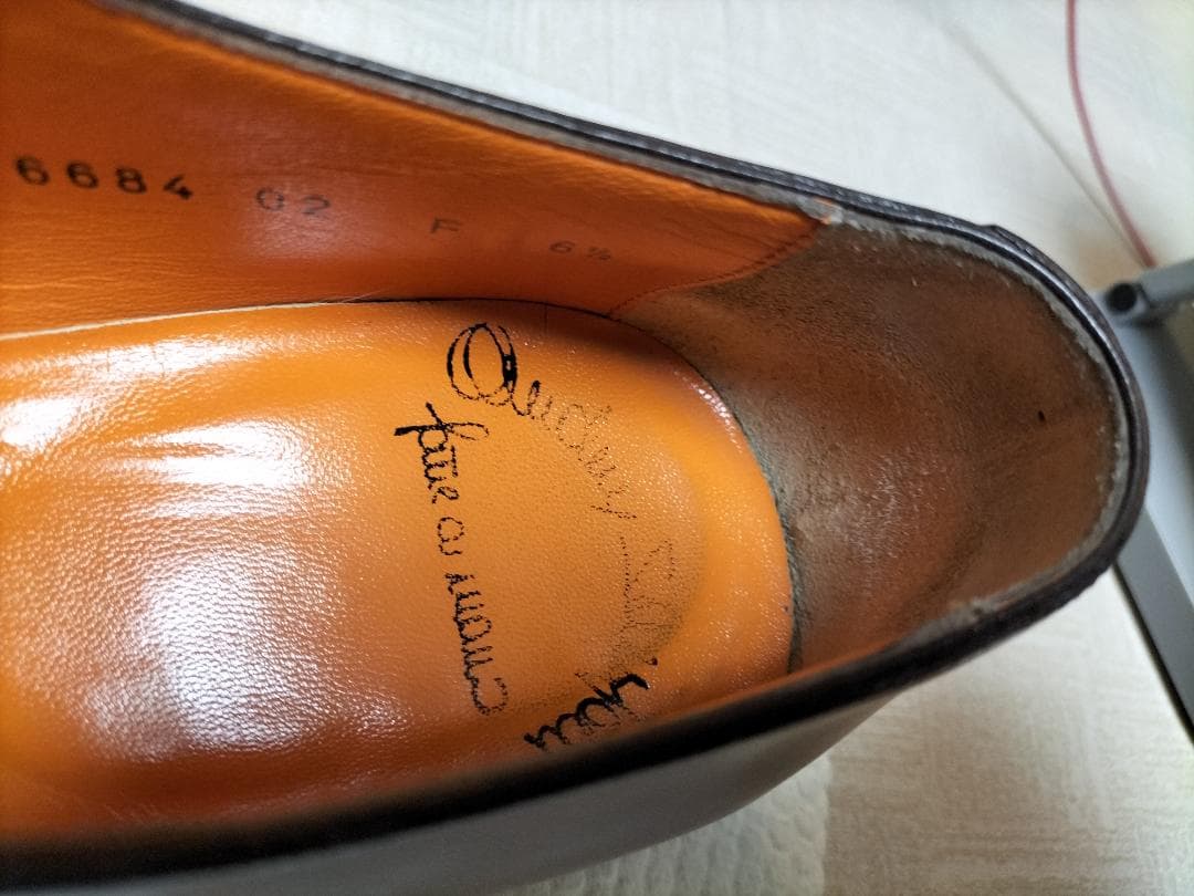 サントーニ 革靴 ドレスシューズ　シューツリー無し