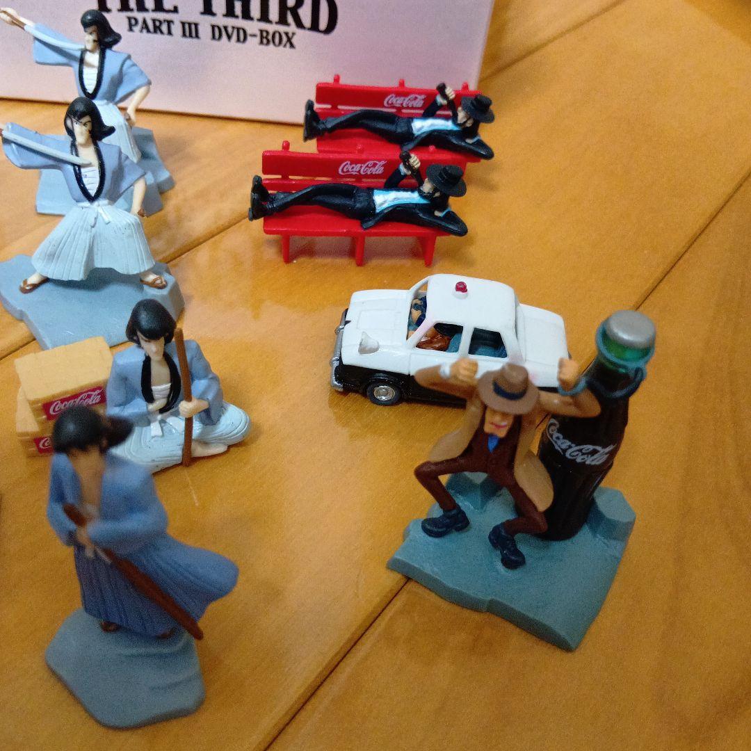 ルパン三世DVDBOX1.2.3まとめ売り、おまけ別冊宝島２冊、ミニフィギュア