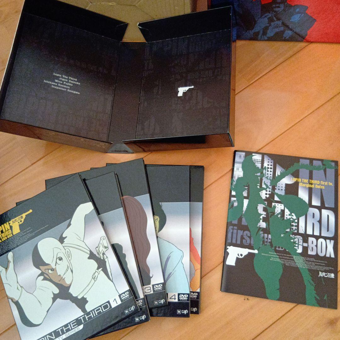 ルパン三世DVDBOX1.2.3まとめ売り、おまけ別冊宝島２冊、ミニフィギュア