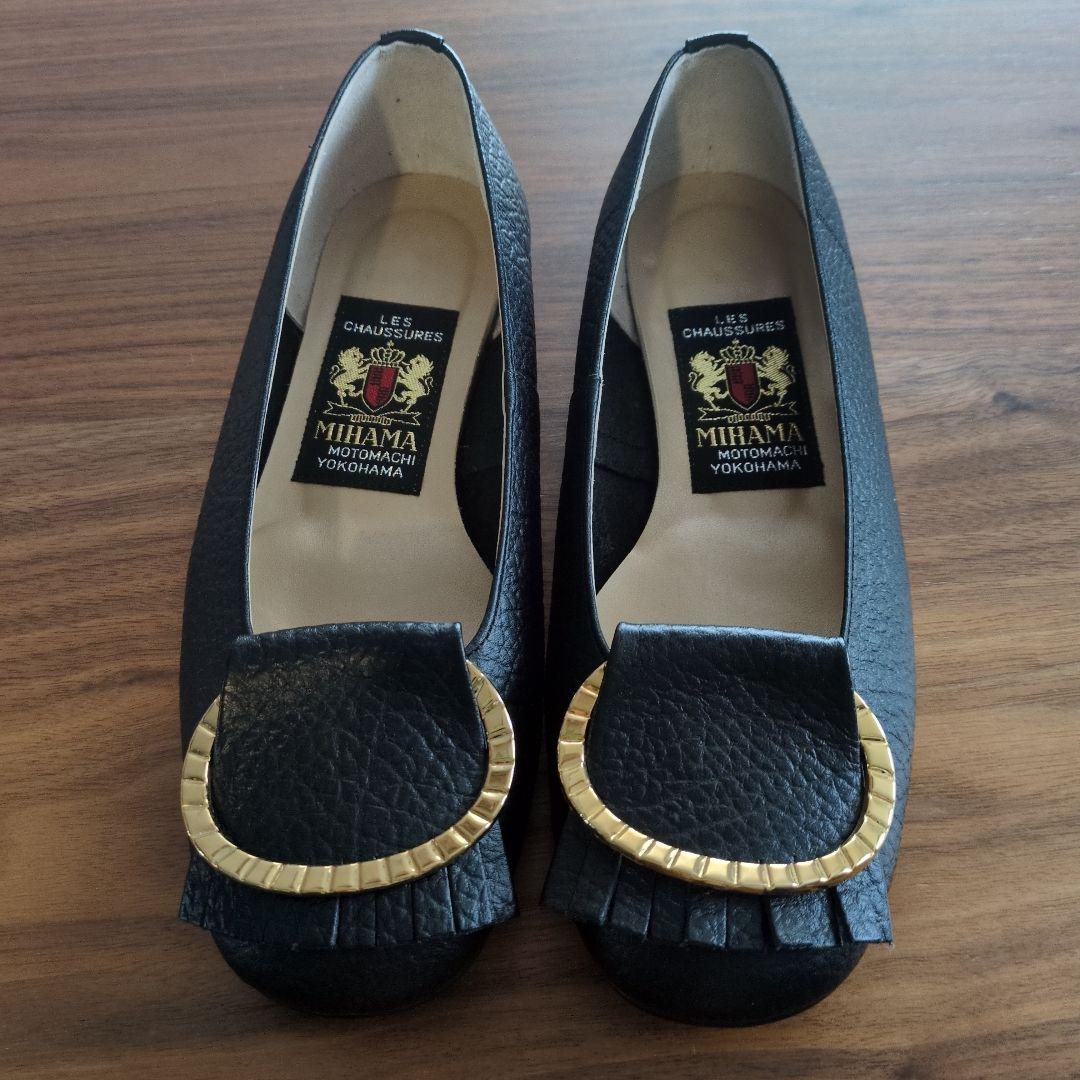 【新品】MIHAMA 定番 カッターシューズ 黒　22.5センチ