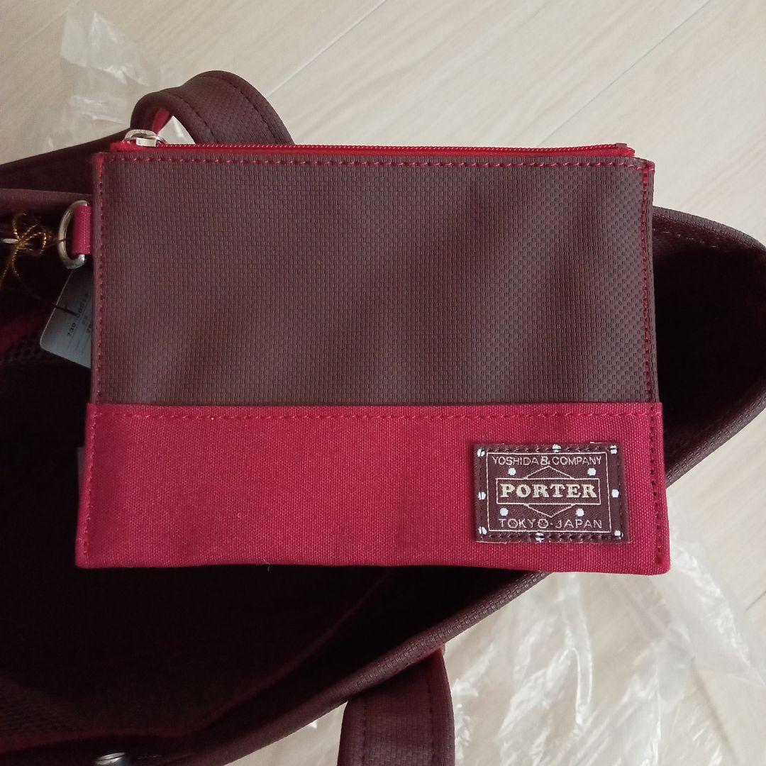 PORTER　赤　トートバッグ