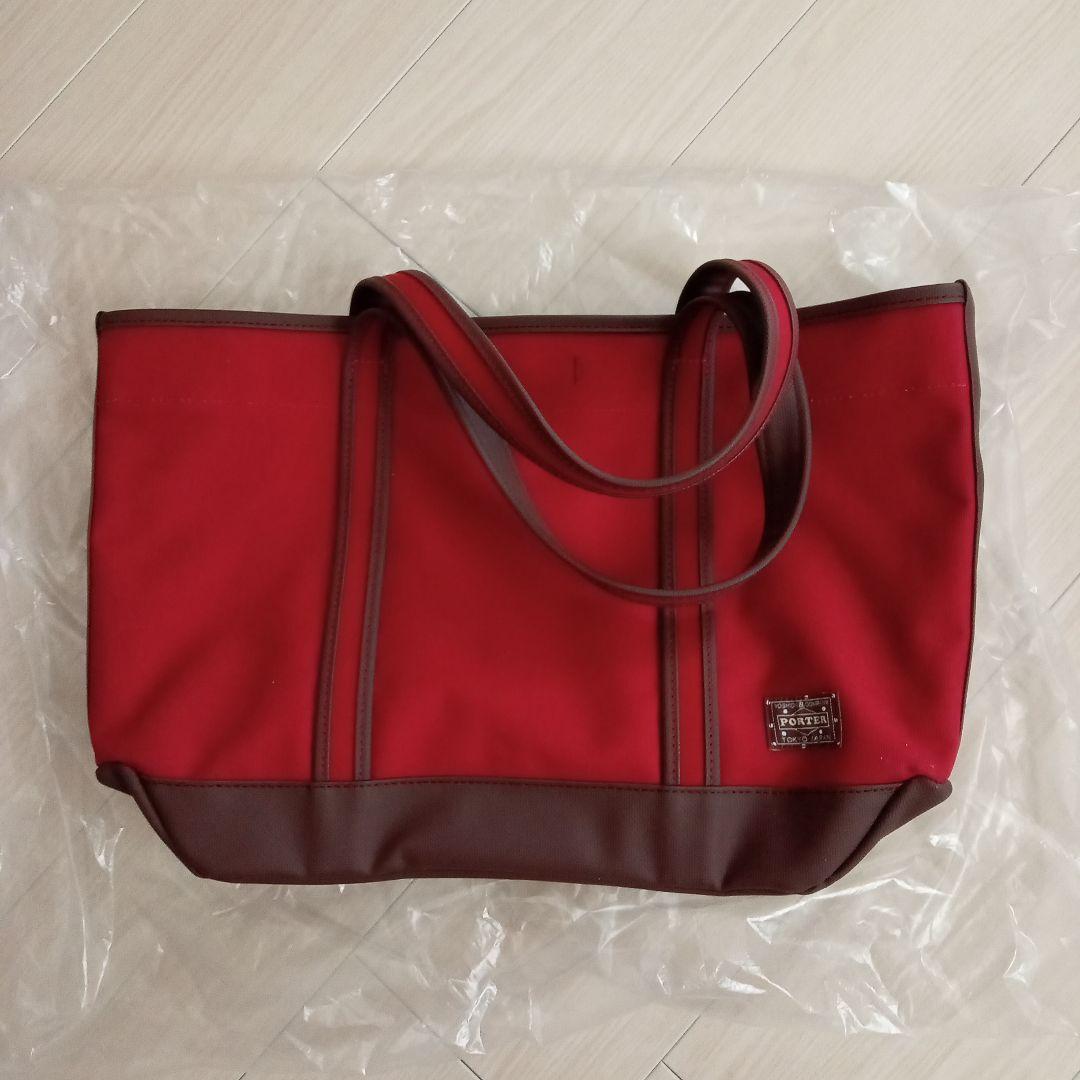 PORTER　赤　トートバッグ