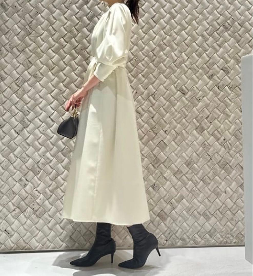 アルアバイル　ルルウィルビー ウールチノタックワンピース