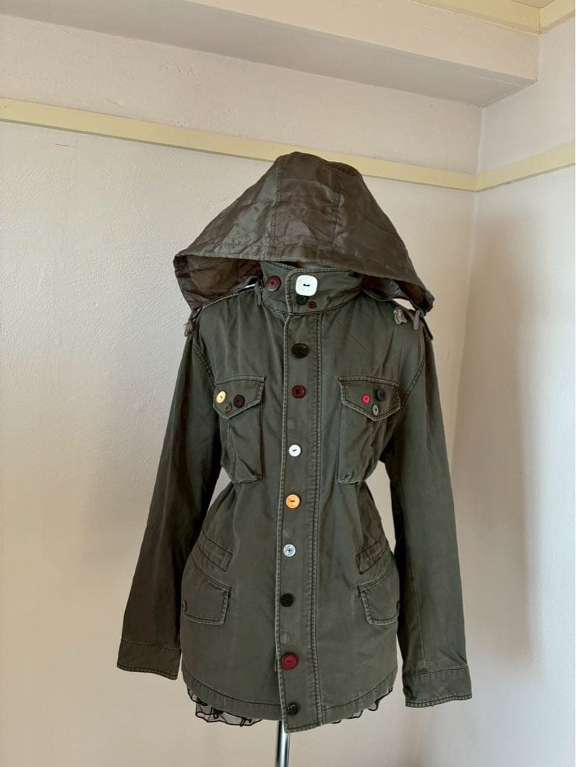 激レア✴︎y2kボタン再構築　ミリタリーライダース　平成ギャル　ストリートNANA