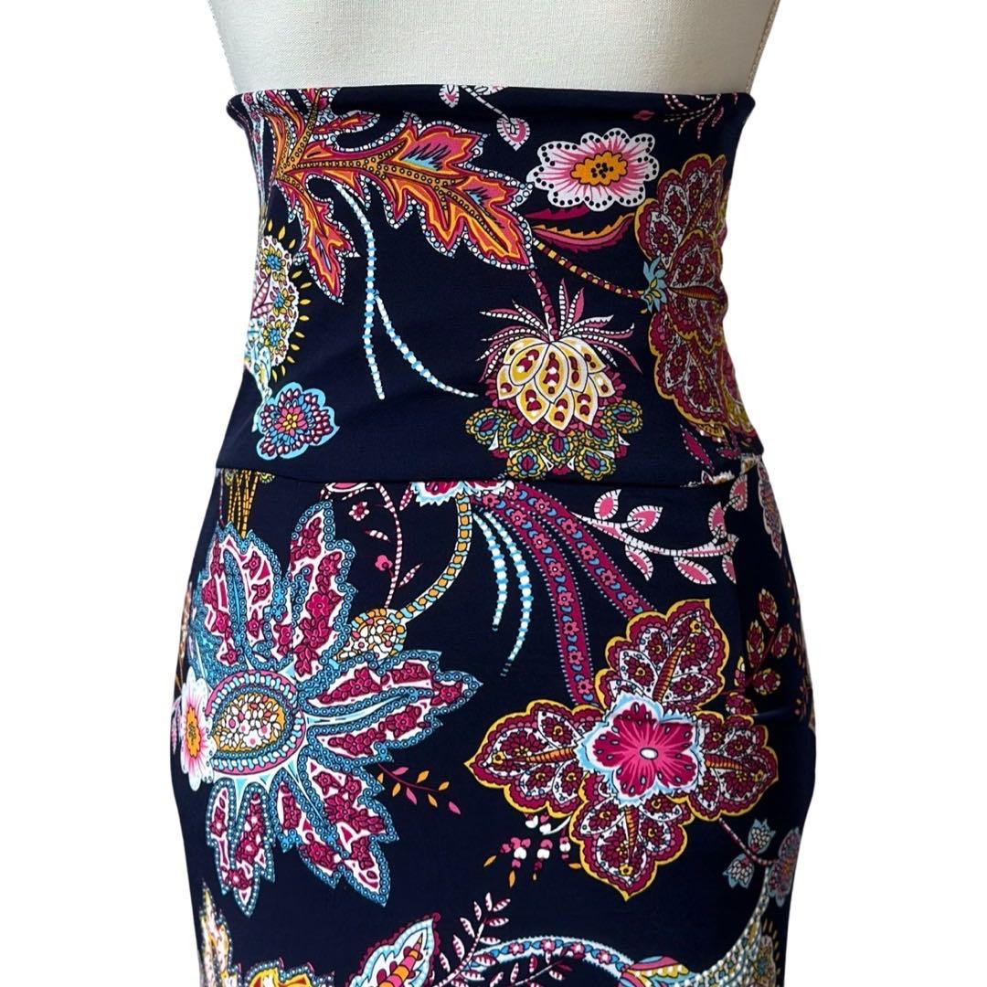 フラメンコのレッスンファルダ　ストレッチスカートMーLサイズ