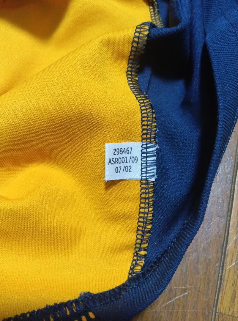 02-03 スペイン代表　3rd ラウール　7番　正規品　当時物　超貴重