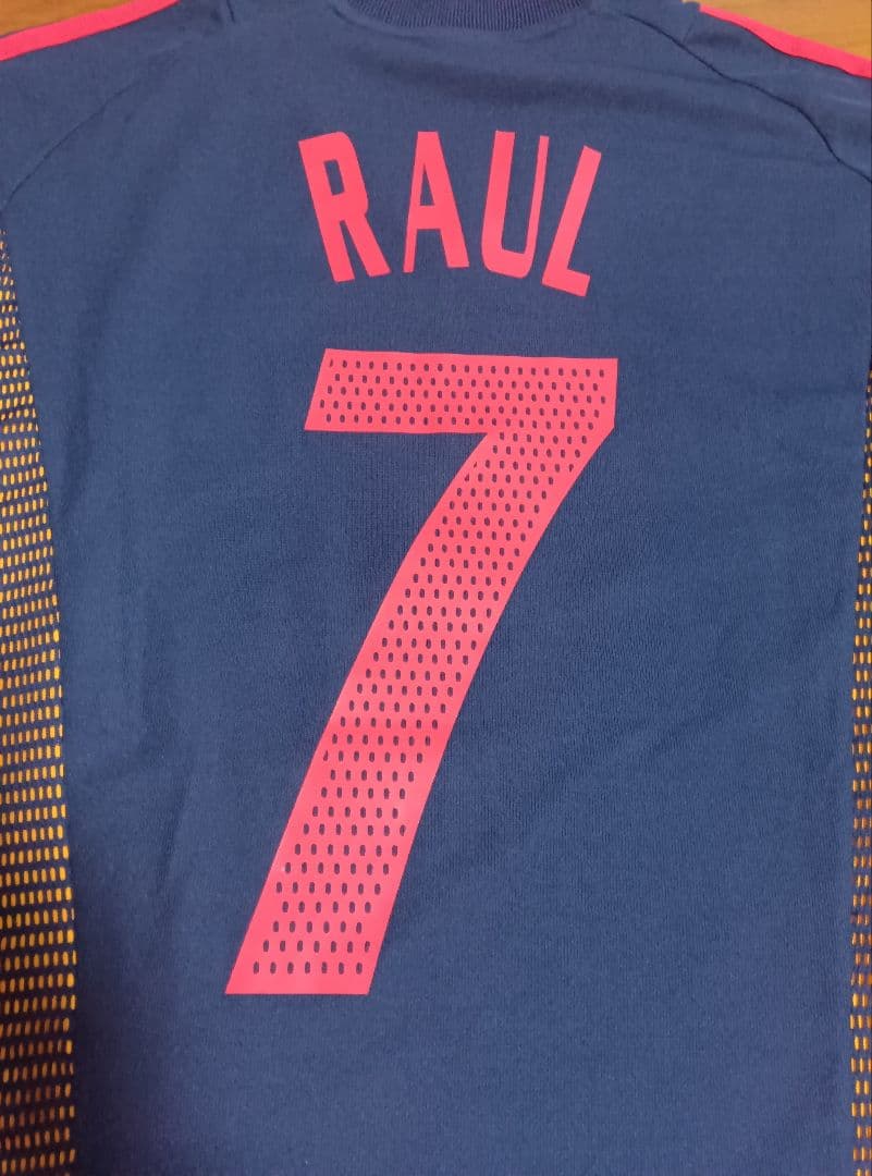 02-03 スペイン代表　3rd ラウール　7番　正規品　当時物　超貴重