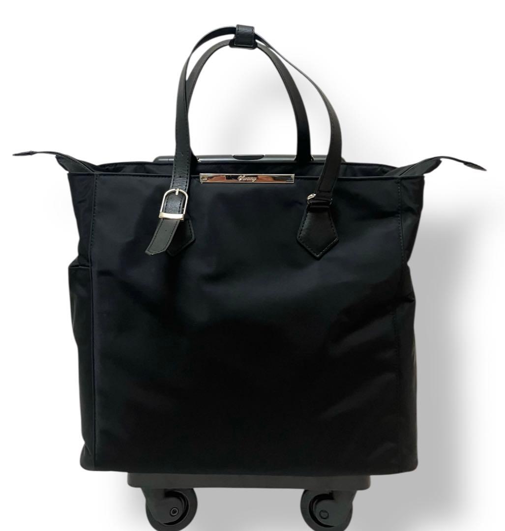 ✨美品✨送料無料 車輪ストッパー付き スワニー キャリーバッグ フルーア