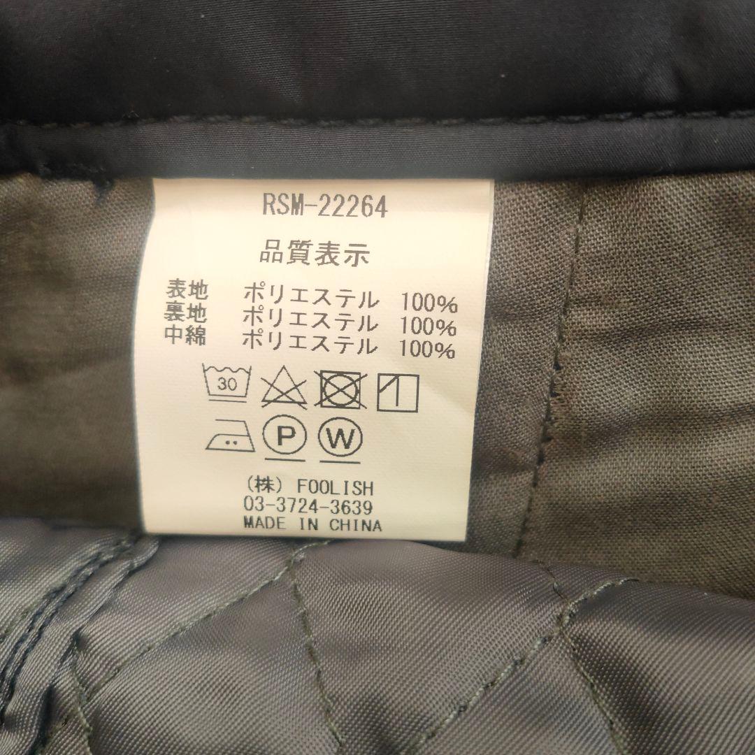 ラフアンドスウェル　パンツ　ネイビー　グレー　L　キルティング