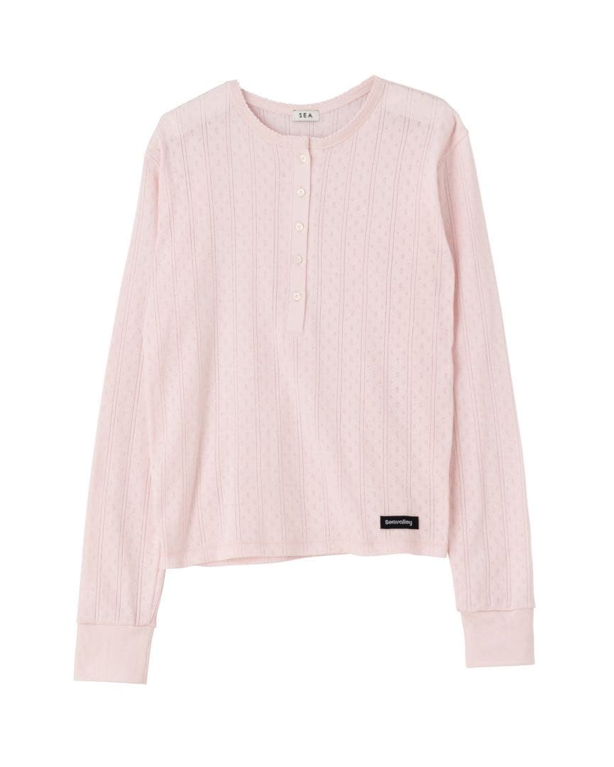 SEA sea japan ヘンリーネックL/S Tシャツ