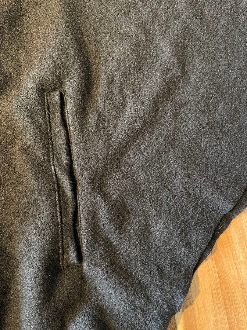 ルグランブルー　ポンチョ　LGB　フード　ウール100%　Y2K グランジ