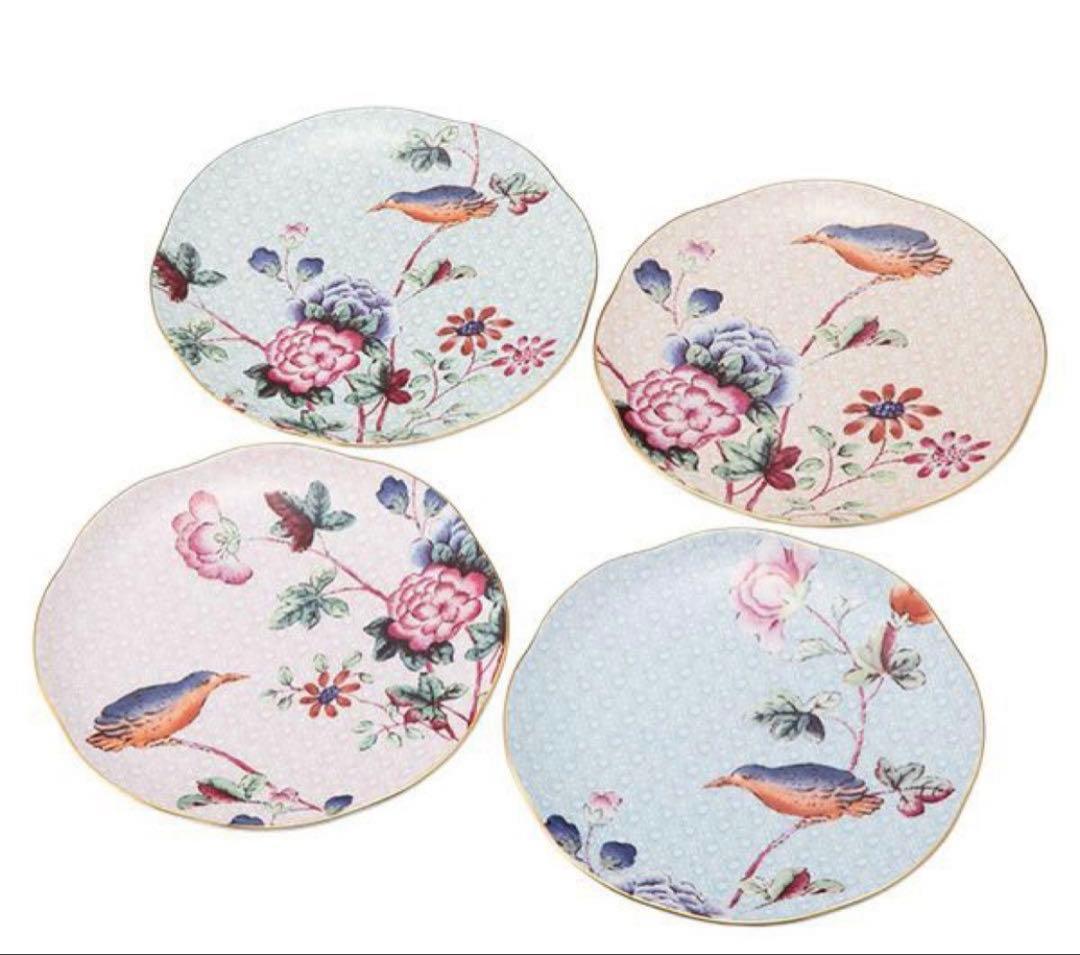 【未使用箱入り カッコー プレート 21cm 4色セット