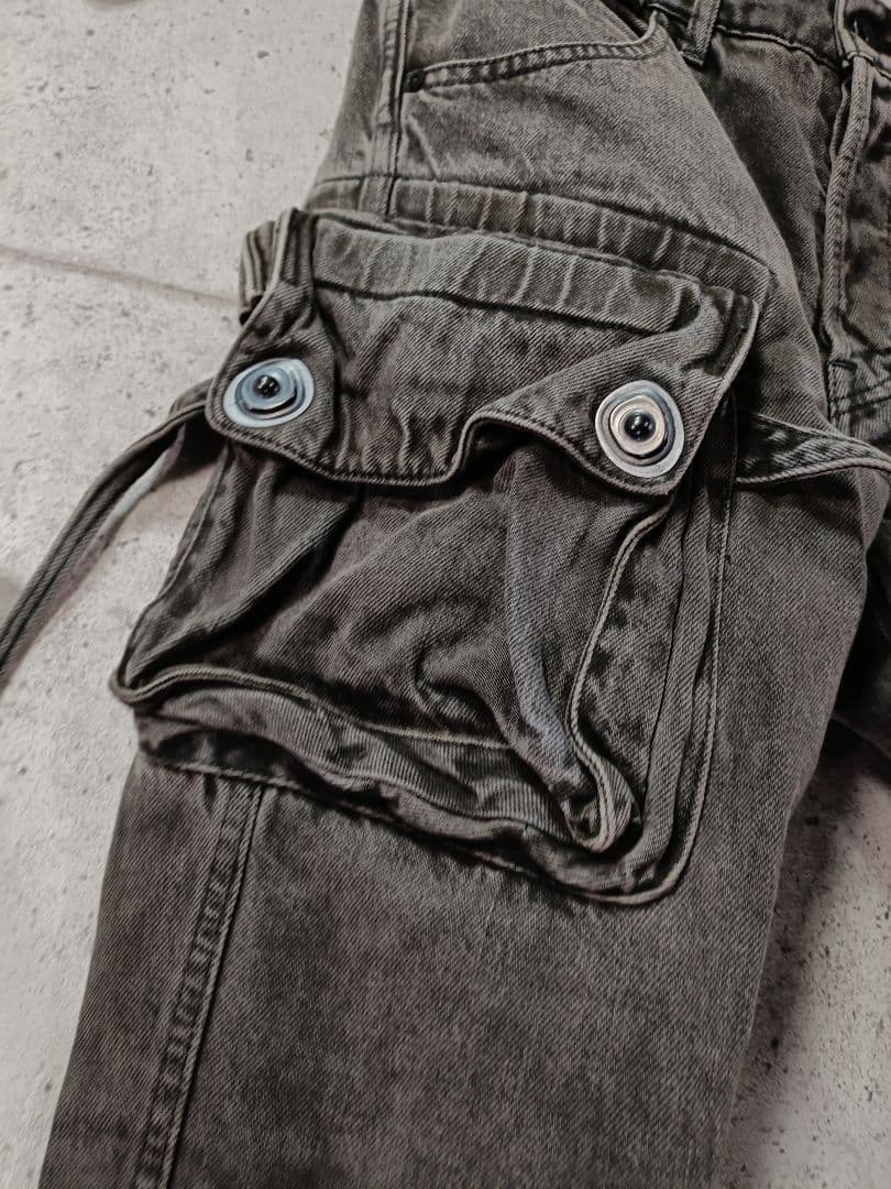 JULIUS デニムカーゴパンツ 美品 size1