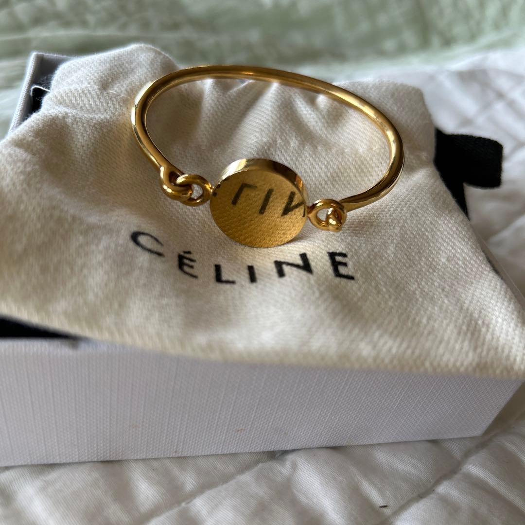 CÉLINE オールドセリーヌ　ゴールドバングル