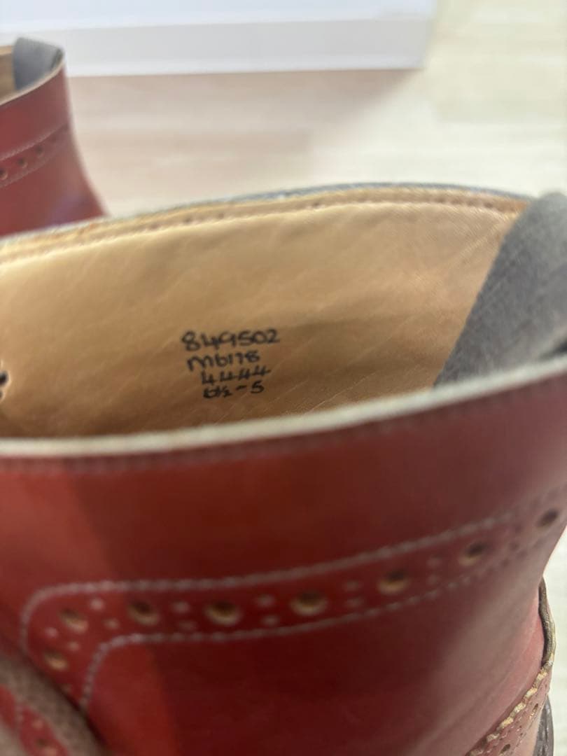 トリッカーズ　カントリーブーツ　ポールスミス 6.5 26 25.5