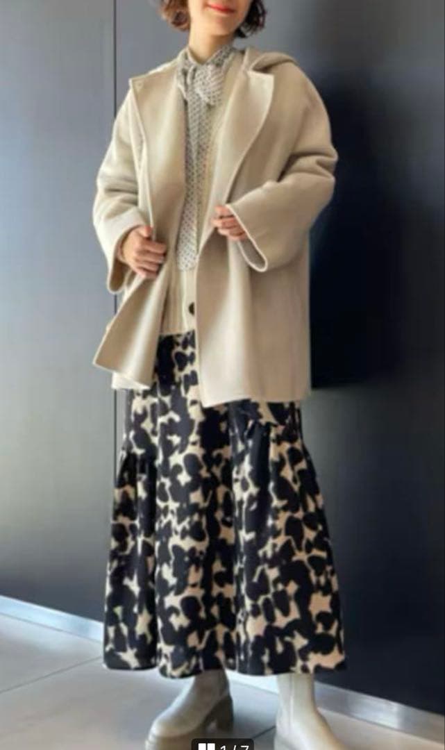 最終値下げ●新品BALLSEY プレミアムウールリバー フーデッドショートコート