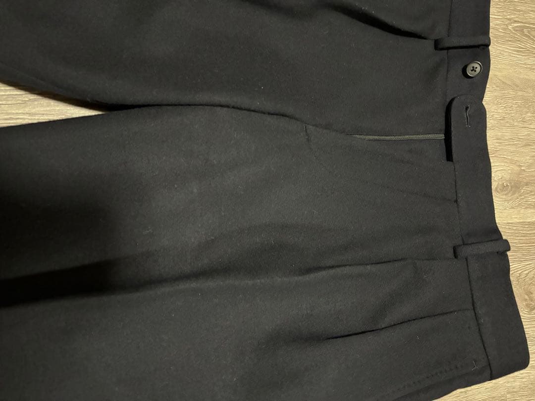 値下げ中！movbモーヴ　ウールジャージー　ネイビーダブル仕上げ