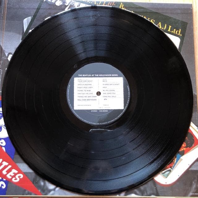 ビートルズ スーパーライヴ！ LP 帯付 ☆EAS-80830 d758y81☆