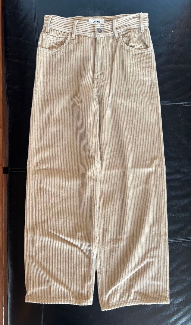 【ほぼ新品】CELINEキティジーンズ コーデュロイ パンツ