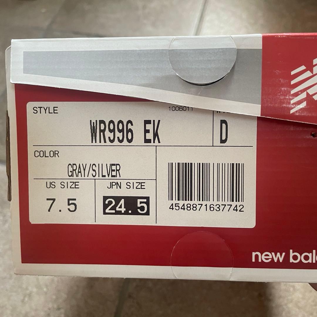 新品未使用 WR 996 EK ニューバランス
