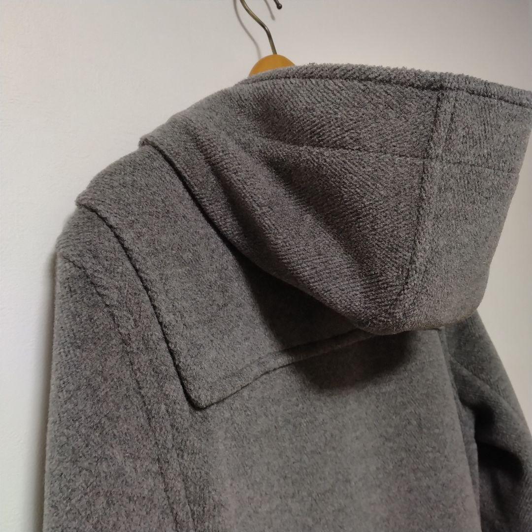 モンゴメリー × ビームス ダッフルコート ウール100% ヘリンボーン グレー