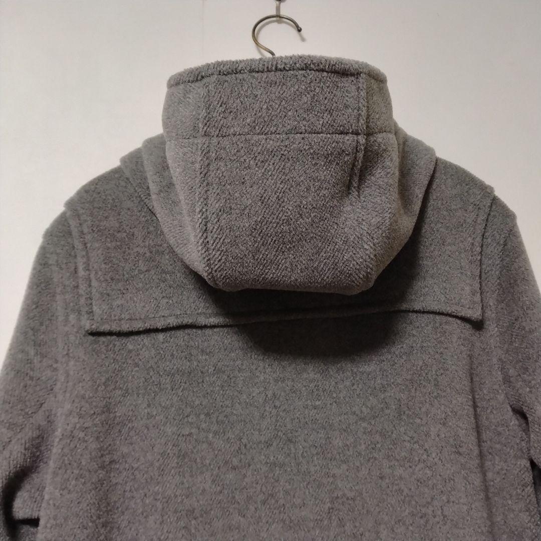 モンゴメリー × ビームス ダッフルコート ウール100% ヘリンボーン グレー