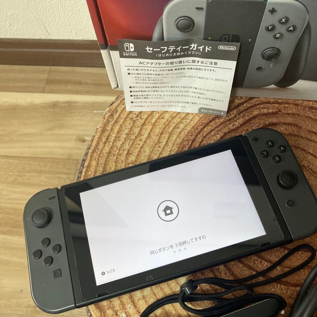 Nintendo Switch ニンテンドースイッチ本体　グレー ③
