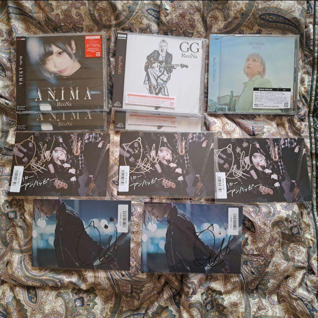 ReoNa 神崎エルザ GG ANIMA HUMAN 直筆サイン ポストカード