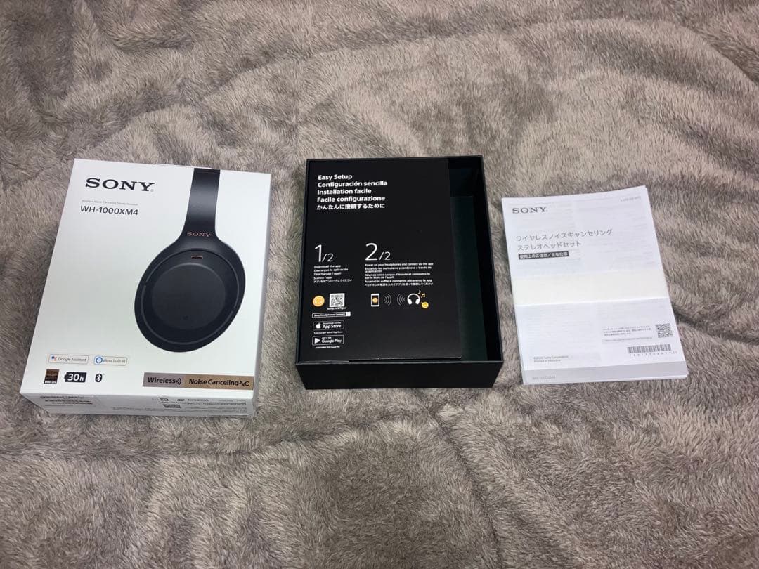 SONY WH-1000XM4 ワイヤレスヘッドホン ブラック
