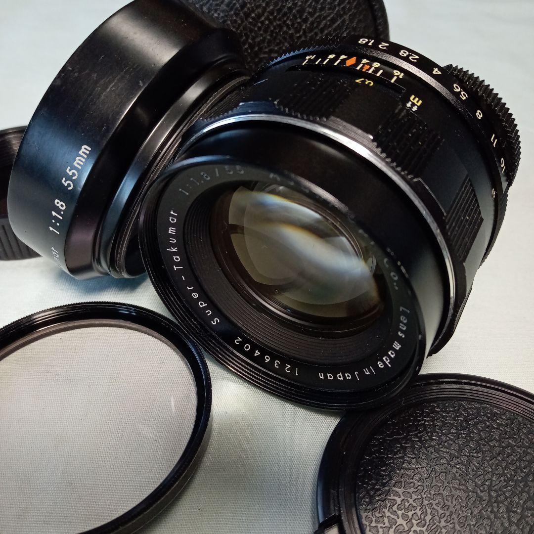 実写済　希少 前期型 スーパー タクマー 1:1.8/55 完動品 きれい