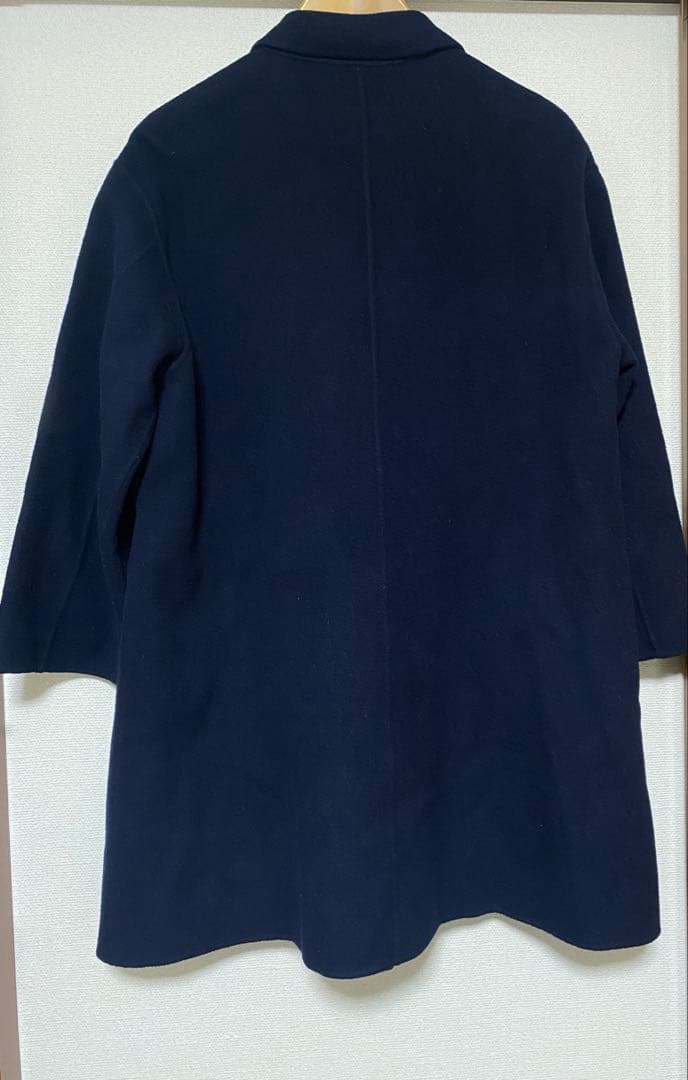 スピックアンドスパン W/Nyダブルブレストリバーコート　ゆったり　オーバー