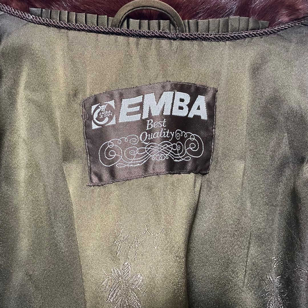 EMBA リアルファージャケット アウター ミンク 毛皮 13号