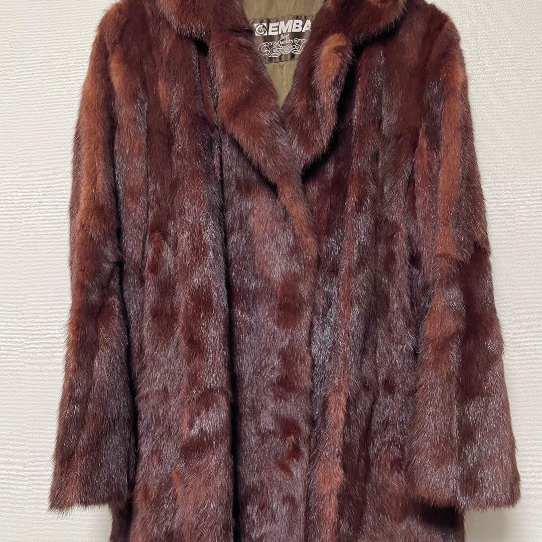 EMBA リアルファージャケット アウター ミンク 毛皮 13号