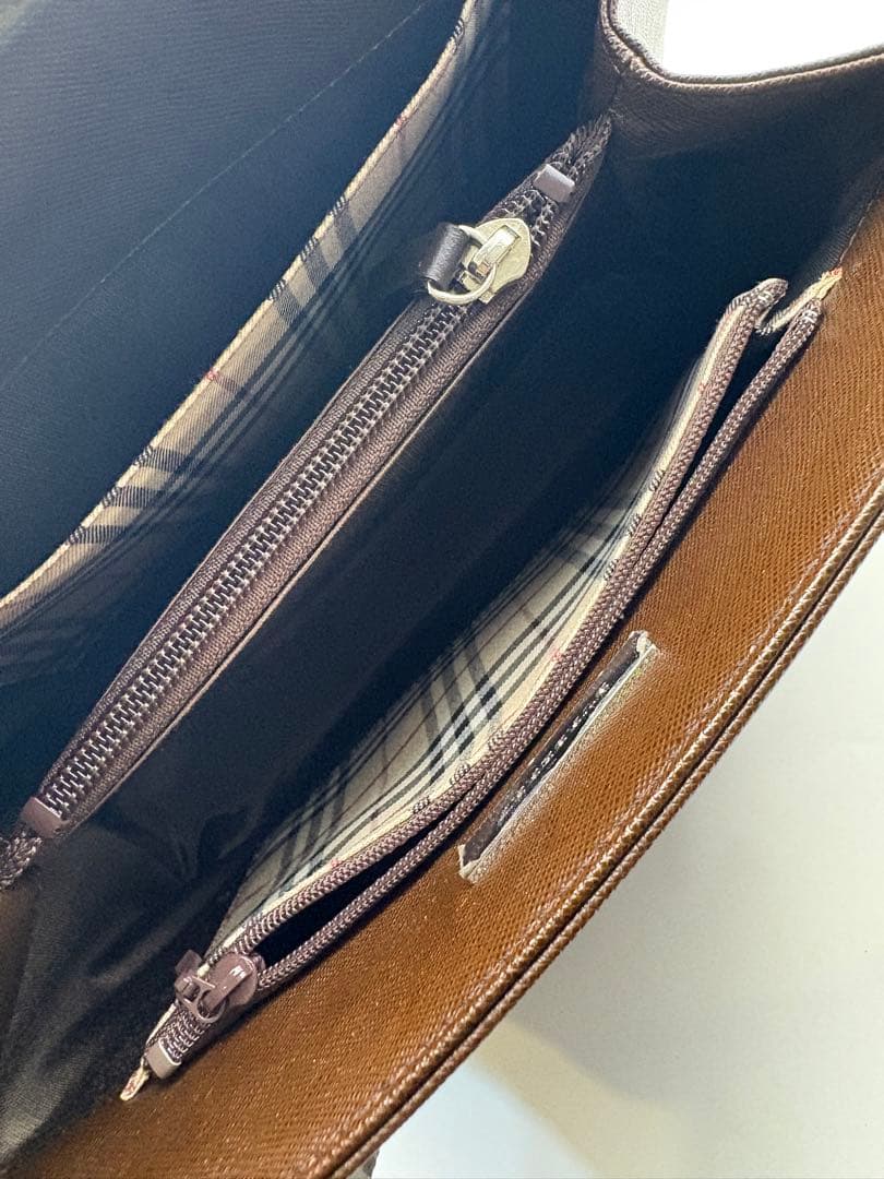 BURBERRY ブラウン トートバッグ